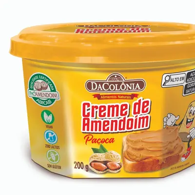 DACOLONIA CREME DE AMENDOIM 200G