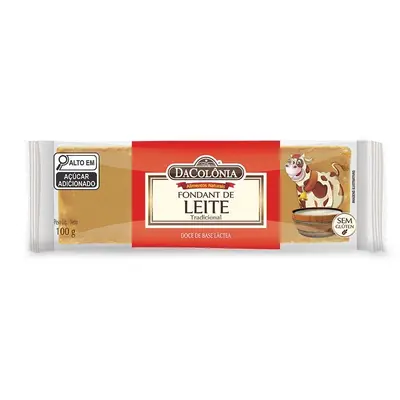 DACOLONIA PE DE FONDANT DE LEITE TRAD 100G