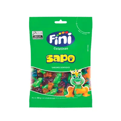 FINI BALA GELATINAS SAPO 80G