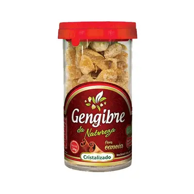 FRUTAS CRISTALIZADAS GENGIBRE CIM CANELA 40G