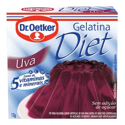 GELAT DR.OETKER DIET UVA 12G