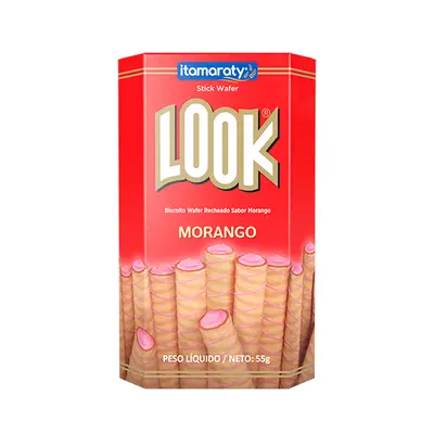 ITAMARATY  WAFER STICK LOOK MORANGO 55G