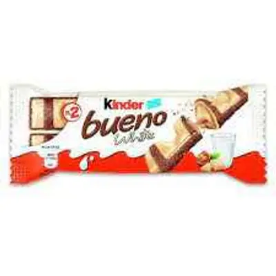 KINDER CHOCOLATE BUENO AO LEITE 43G