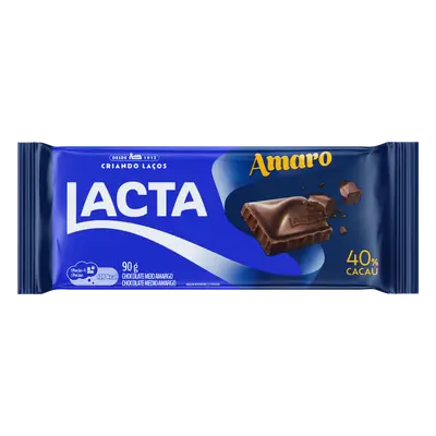 LACTA CHOC AMARO 40% CACAU 80G