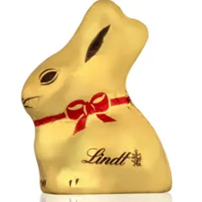 LINDT CHOCOLATE AO LEITE GOLD BUNNY 10G