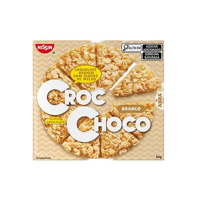 NISSIN CROC CHOCO BRANCO 44G