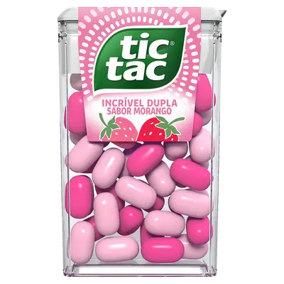 PASTILHA TIC TAC MORANGO 14,5G