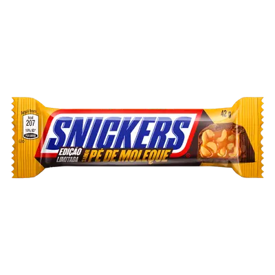SNICKERS BARRA PE DE MOLEQUE 42G