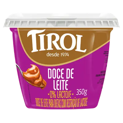 TIROL DOCE DE LEITE ZERO LACTOSE 350G