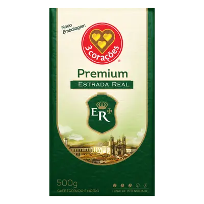 3CORACOES CAFE PREMIUM ESTRADA REAL A VACUO 500G