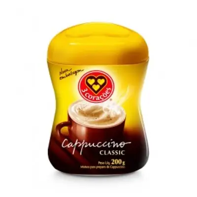 3CORACOES CAPPUCCINO CLASSICO 200G