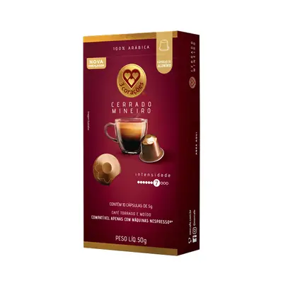3CORAÇOES CAPSULAS CERRADO MINEIRO 50G