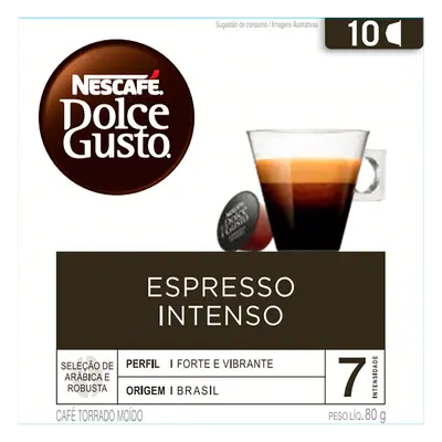 CAFE DOLCE GUSTO ESPRESSO DOLCE GUSTO INTENSO 80G 10CAP