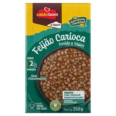 CALDO BOM FEIJAO CARIOCA COZIDO 250G