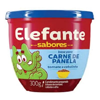EXTRATO DE TOMATE ELEFANTE PET BASE CARNE DE PANELA 300G