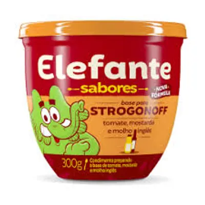 EXTRATO DE TOMATE ELEFANTE PET BASE STROGONOFF 300G