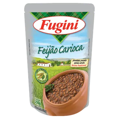 FUGINI CONSERVA FEIJAO CARIOCA PRONTO 250G