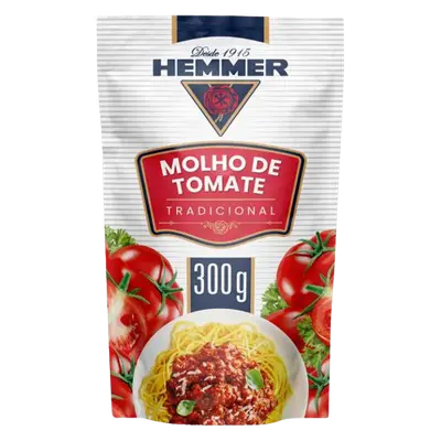 HEMMER MOLHO DE TOMATE TRADICIONAL 300G