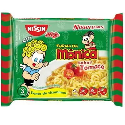 LAMEN TURMA DA MONICA TOMATE SUAVE 80G