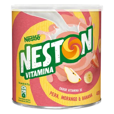 NESTON CEREAL MORANGO-PERA-BANANA 400G