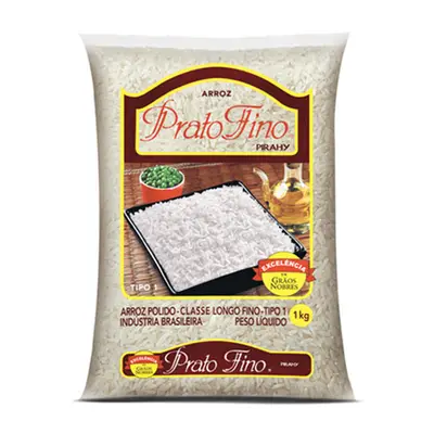PRATO FINO ARROZ AGULHINHA 1KG