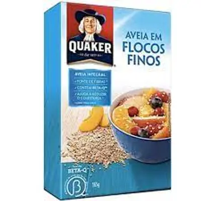 QUAKER AVEIA FLOCOS FINOS 165G