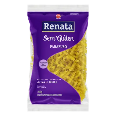 RENATA MACARRAO SEM GLUTEN PARAFUSO
