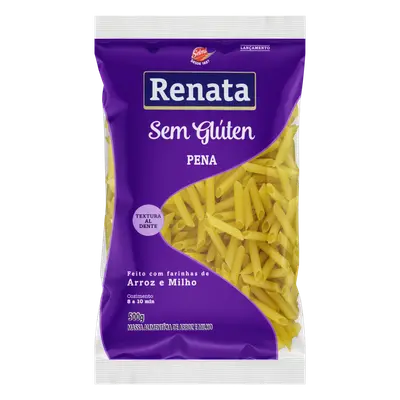 RENATA MACARRAO SEM GLUTEN PENA 500G