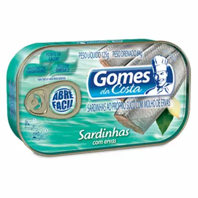SARDINHA COM MOLHO DE ERVAS 125G