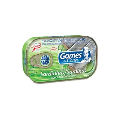 SARDINHA EM OLEO SABOR LIMAO 125G