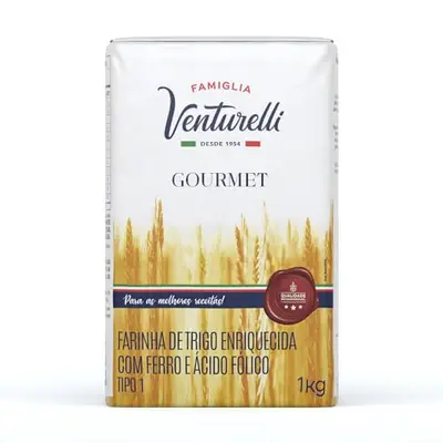 VENTURELLI FARINHA DE TRIGO GOURMET 1KG