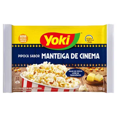 YOKI MILHO P/ PIPOCA DE MICRO-ONDAS M. CINEMA