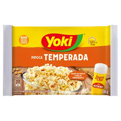 YOKI MILHO P/ PIPOCA DE MICRO-ONDAS TOQUE DO CHEF 100G