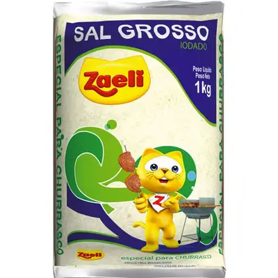 ZAELI SAL GROSSO CHURRASCO 1KG