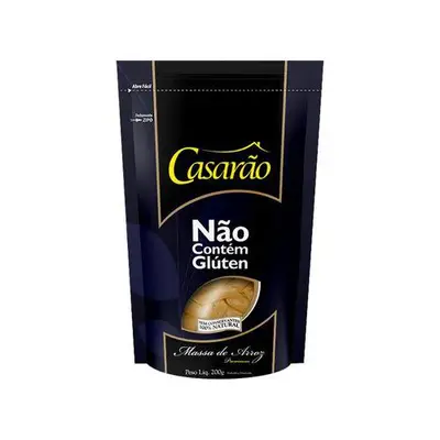 CASARAO MASSA DE ARROZ PENNE PREMIUM 200G