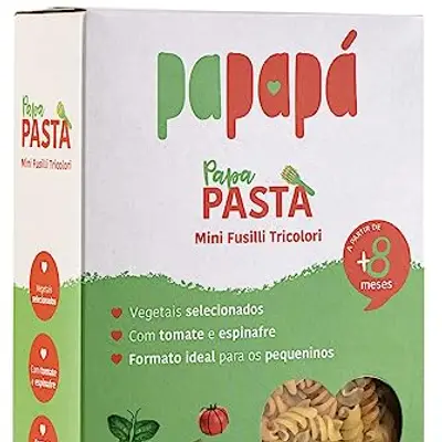 PAPAPA MACARRAO MINI FUSILLI TRICOLORI 200G