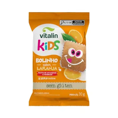 VITALIN BOLINHO KIDS LARANJA 30G