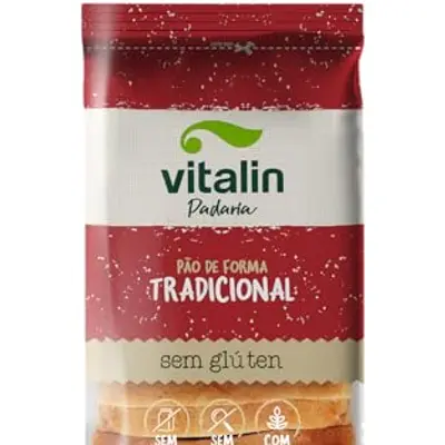 VITALIN PAO DE FORMA S/ GLUTEN TRAD 300G
