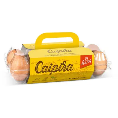OVOS CAIPIRA ORGANICO LECOQ 10UN