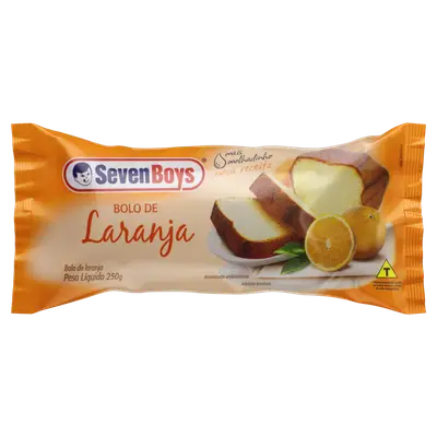 SEVEN BOYS BOLO LARANJA 250G