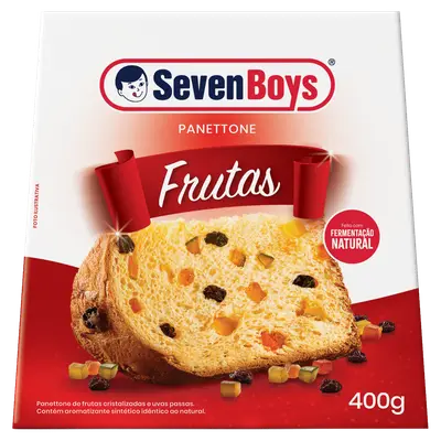 SEVEN BOYS PANETTONE FRUTAS 400G
