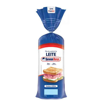 SEVEN BOYS PAO DE FORMA LEITE 450G