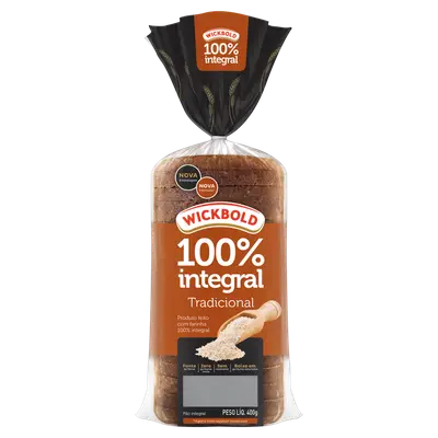 WICKBOLD PAO DE FORMA 100% NUTRIÇAO 350G