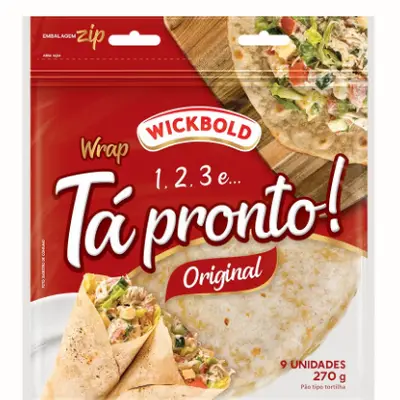 WICKPOLD PAO TIPO TORTILHA TA PRONTO ORIGINAL 270G