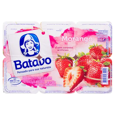 BATAVO BEBIDA LACTEA MORANGO 510G