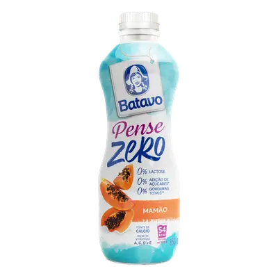 BATAVO BEBIDA LACTEA PENSE ZERO MAMAO 1L