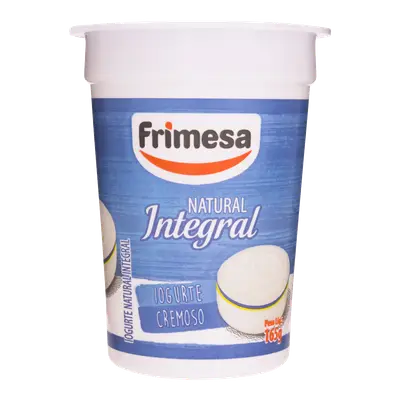 FRIM IOGURTE NATURAL INTEGRAL COPO 165G