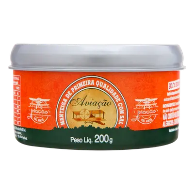 MANTEIGA AVIAÇAO LATA 200G