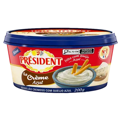 PRESIDENT CREME REQUEIJAO COM QUEIJO AZUL