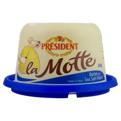 PRESIDENT MANTEIGA MOTTE GRAOS SAL 250G